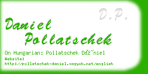 daniel pollatschek business card